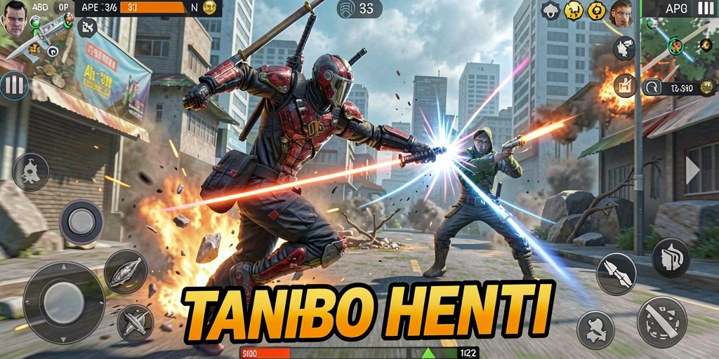 Tampilan menegangkan dari gameplay API33 yang penuh aksi.