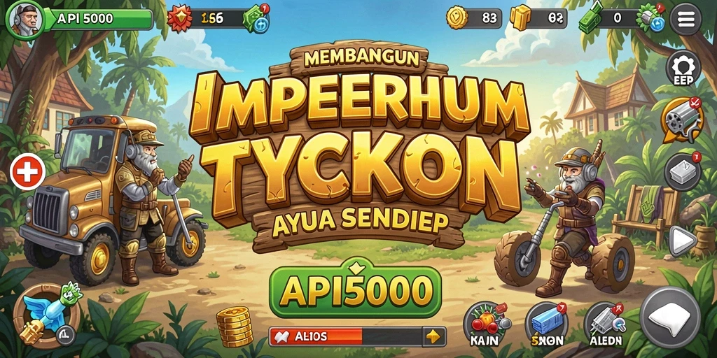 Tampilan gameplay seru dalam API5000 yang menjadikan Anda pengusaha handal.