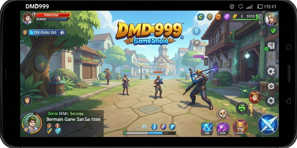 Tampilan menarik dari DMD999 saat gameplay santai dimainkan.