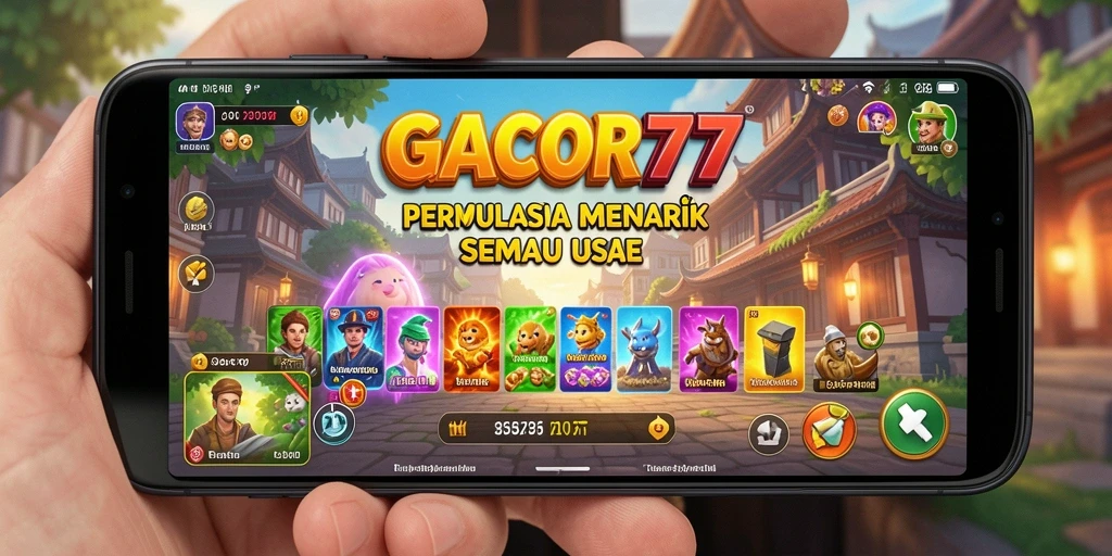 Screenshot GACOR77 menunjukkan gameplay yang interaktif dan menarik.