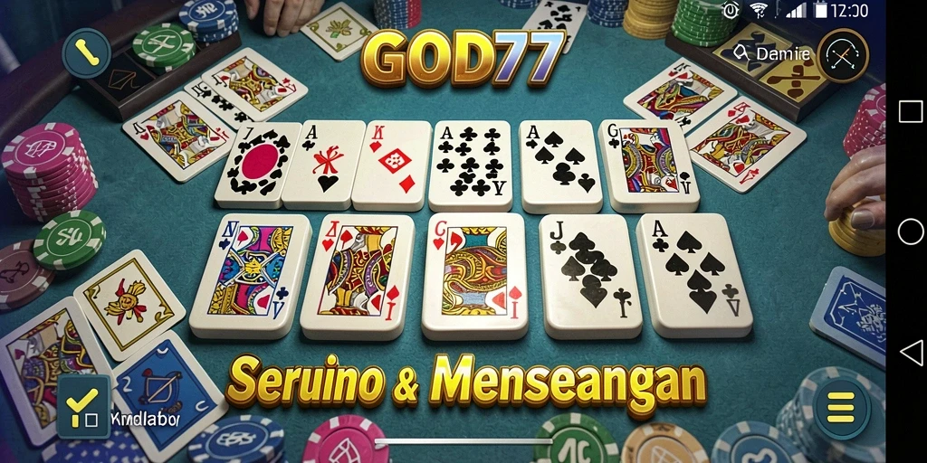 Screenshot gameplay Domino menampilkan aksi seru dan kompetitif.