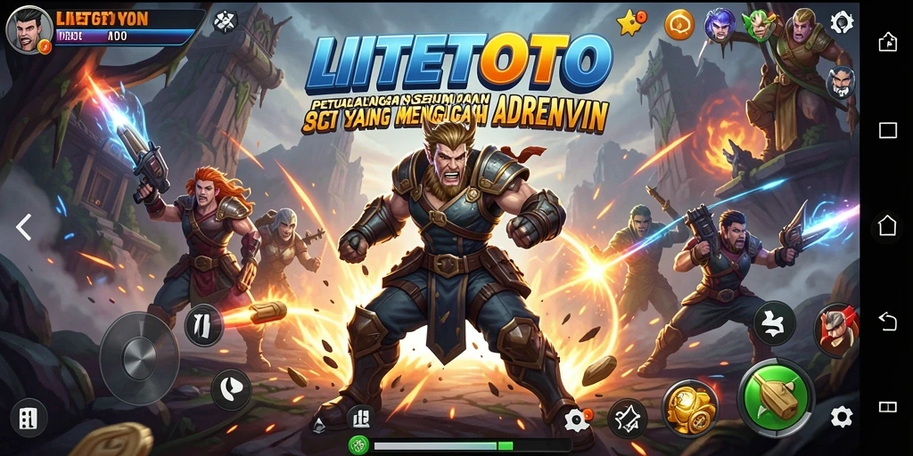 Tangkapan layar LITETOTO menampilkan aksi seru dari gameplay yang mendebarkan.