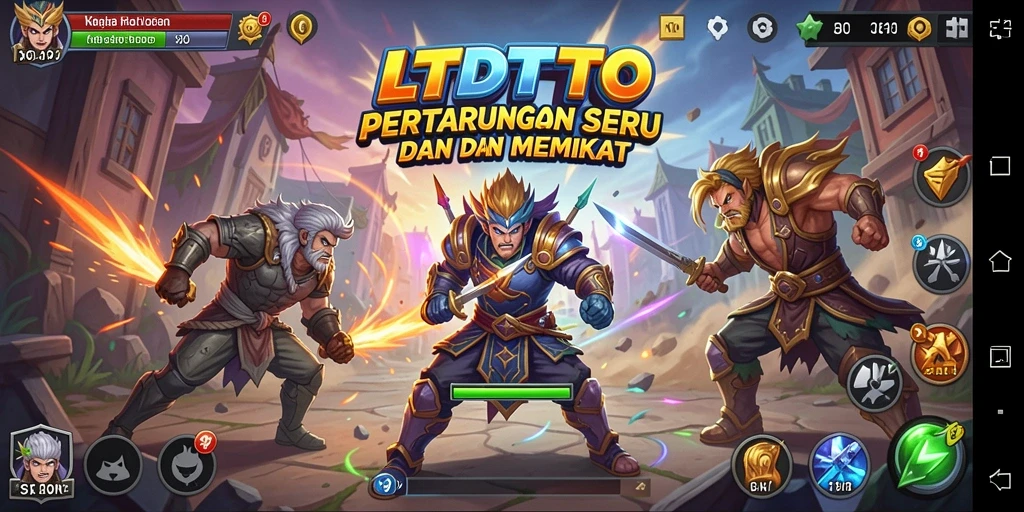 Tampilan gameplay LTDTOTO yang penuh aksi dan seru.