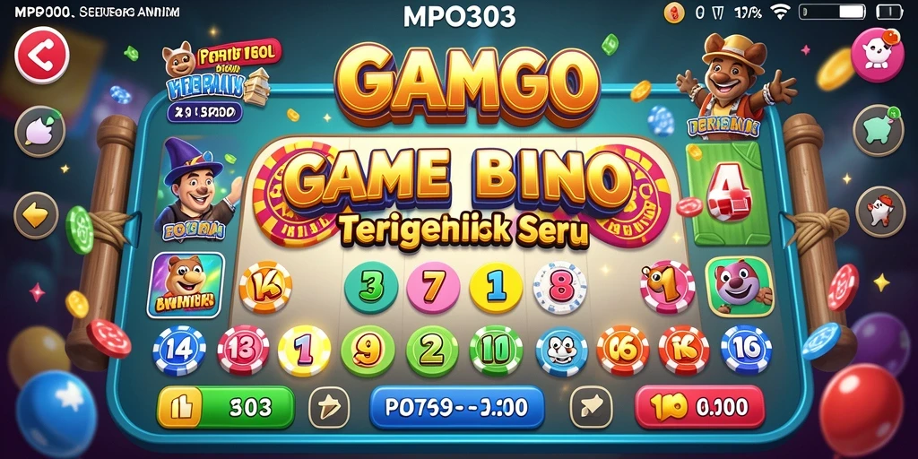 Tampilan gameplay Bingo yang seru dan interaktif di MPO303.