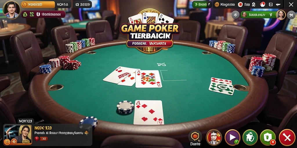 Gameplay Poker yang seru dan menantang di NOX123.