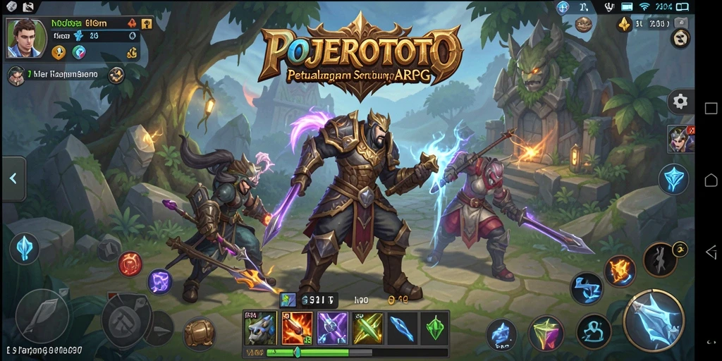 Tampilan menarik dari gameplay <strong>POJEROTOTO</strong> di dunia ARPG.