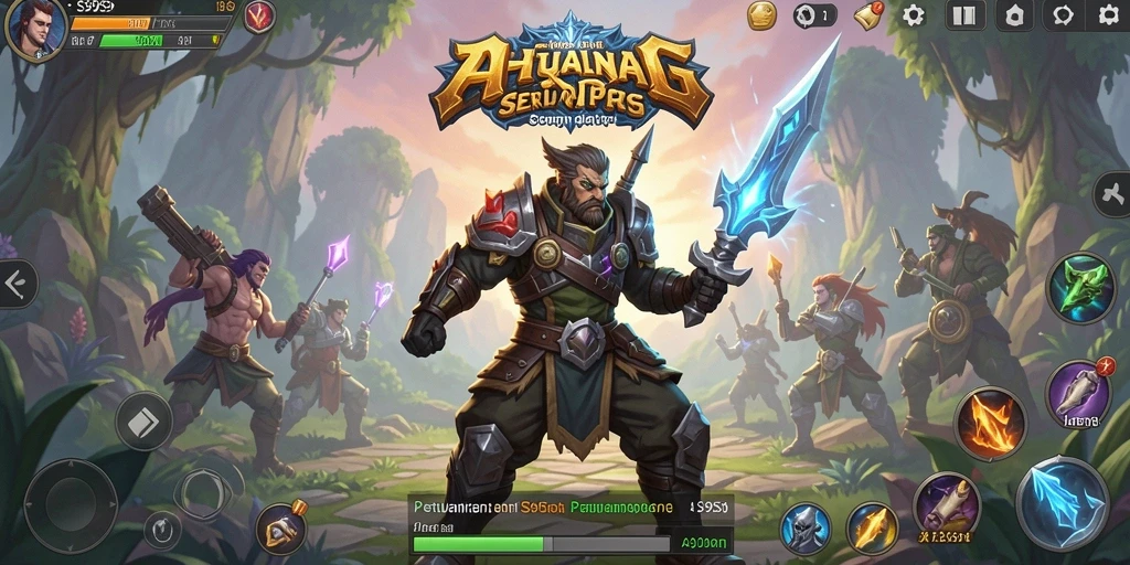 Tampilan gameplay S9S9 yang penuh aksi dan petualangan.