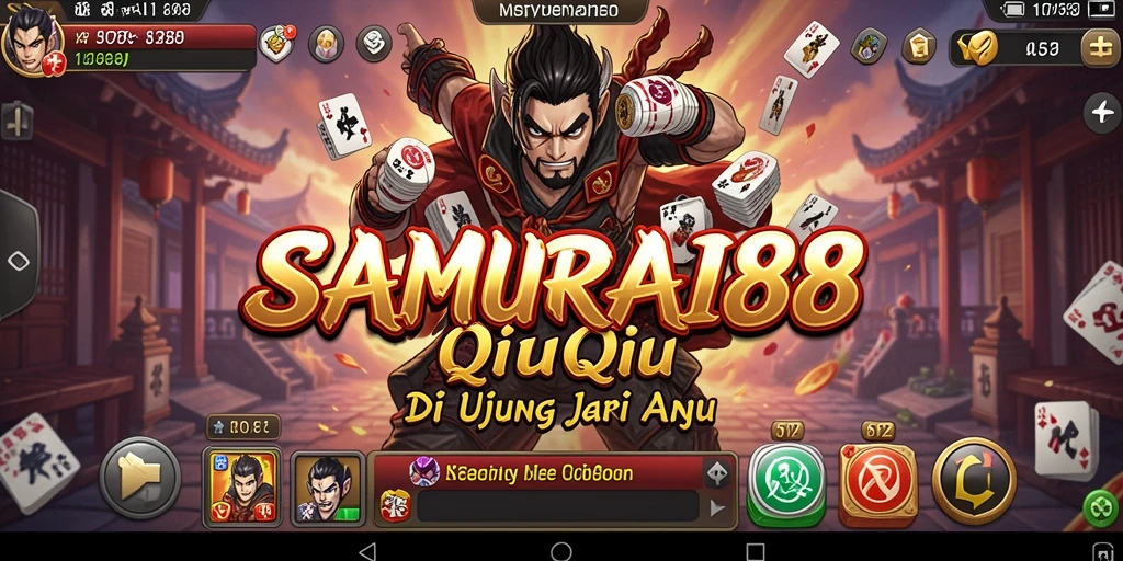 Tangkapan layar gameplay SAMURAI88 menampilkan aksi QiuQiu yang mendebarkan.