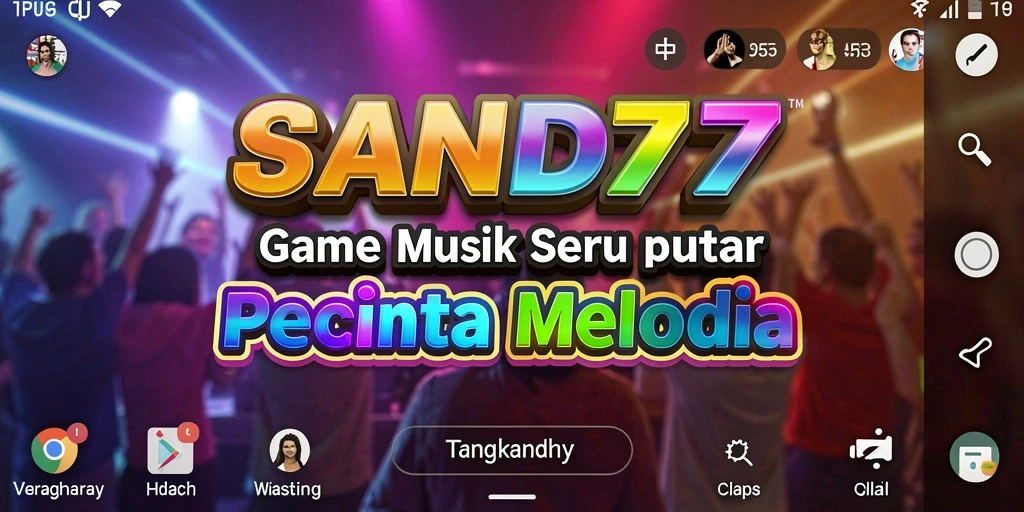 Tampilan gameplay SAND77 yang menarik dan penuh warna.