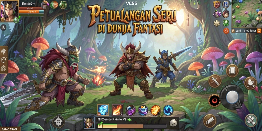 Gameplay seru dalam dunia petualangan VC55 yang mengasyikkan.
